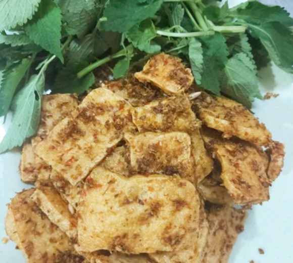 Đậu hủ chiên xả 