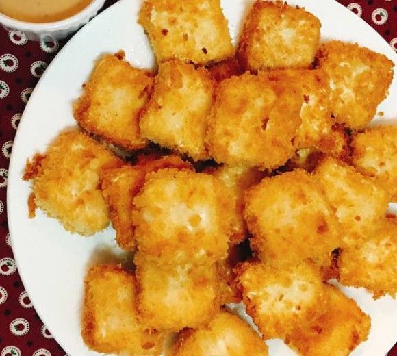 Đậu hủ non chiên trứng 