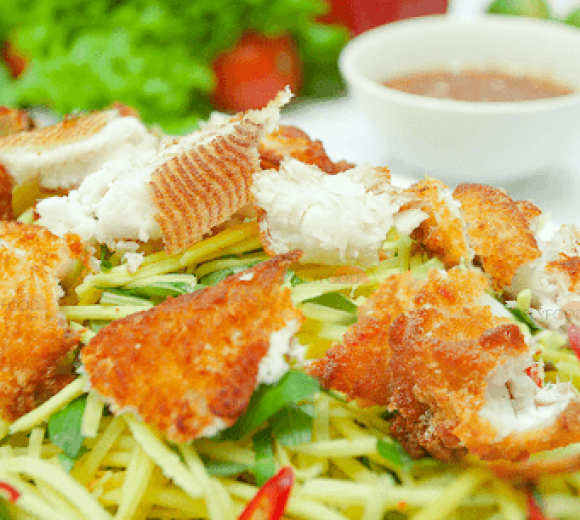 Gỏi Xoài Khô Cá Lóc  