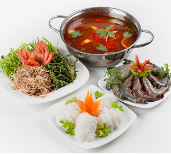 Lẩu tôm thái 
