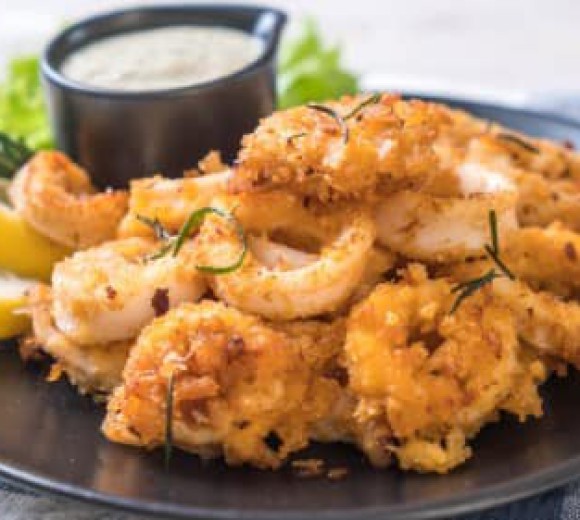 Mực ống sốt mayonnaise 