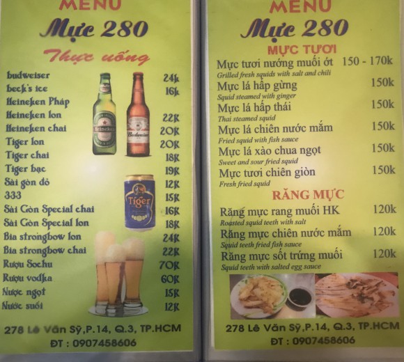 Thực Đơn Tổng Hợp 