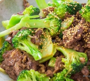Bông cải xào bò 