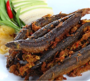 Cá chạch chiên nước mắm
