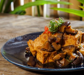 Đậu hủ kho nấm
