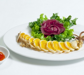 Mực ống sốt trứng muối