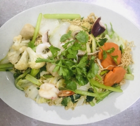 MỲ xào hải sản