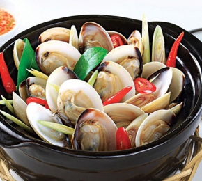 Nghêu hấp sả
