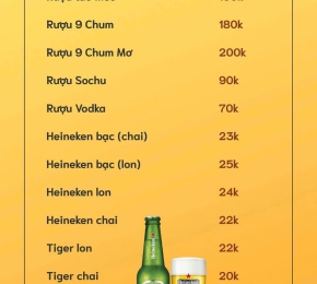 Thực đơn Đồ uống