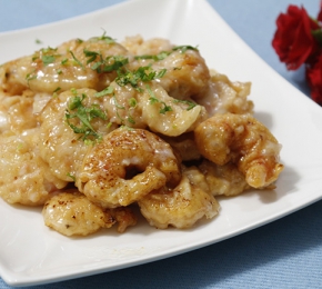 Tôm sốt mayonnaise thơm
